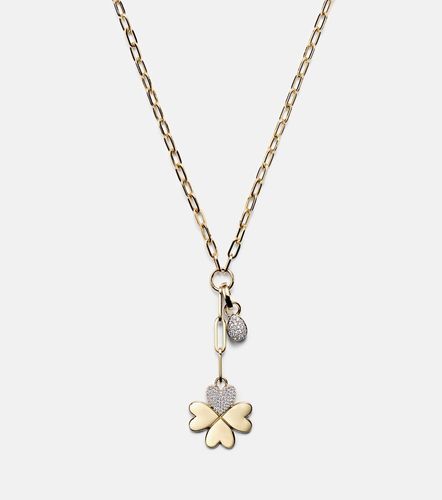 Collar True Love de oro de 18 ct con diamantes - FoundRae - Modalova