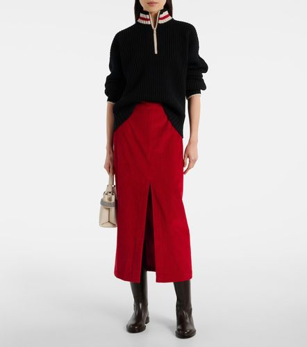 Falda midi de algodón - Brunello Cucinelli - Modalova