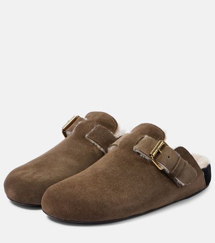 Mirvin shearling-lined suede clogs - Isabel Marant - Modalova