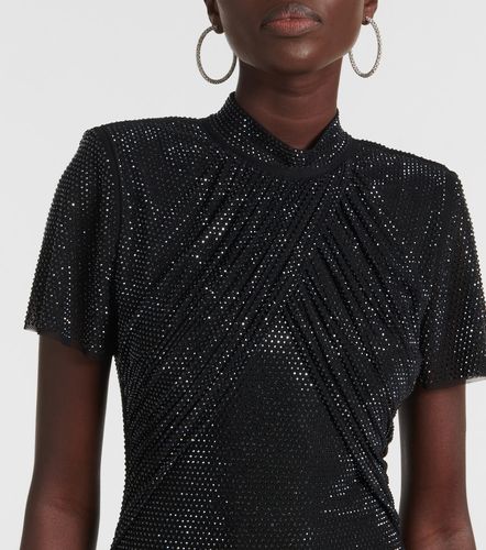 Self-Portrait Abito midi con strass - Self-Portrait - Modalova