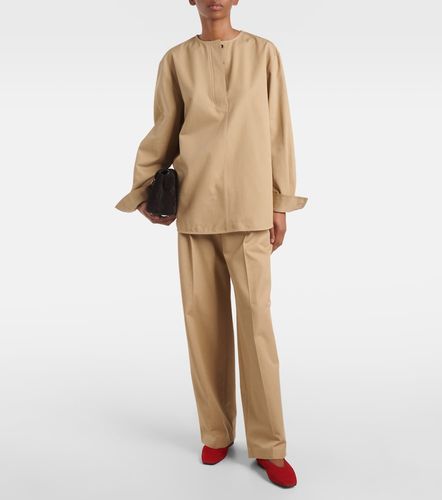 Pantalones anchos de algodón - Toteme - Modalova