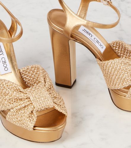 Heloise 120 leather platform sandals - Jimmy Choo - Modalova
