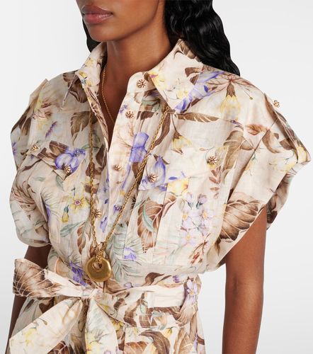 Zimmermann Floral linen romper - Zimmermann - Modalova