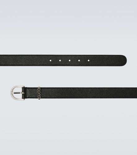 Gürtel Script aus Leder - Gucci - Modalova