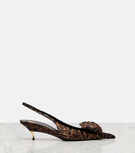 Dakota 50 leopard-print slingback pumps - Saint Laurent - Modalova