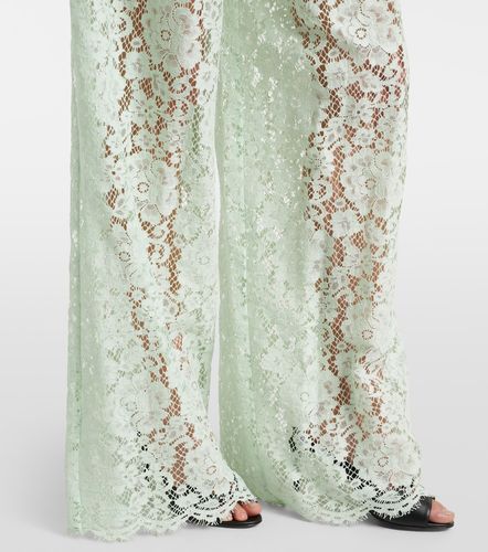 Pantalones anchos de encaje - Dolce&Gabbana - Modalova
