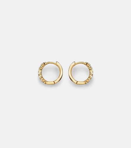 Orecchini Wave in 14kt con diamanti - Mateo - Modalova