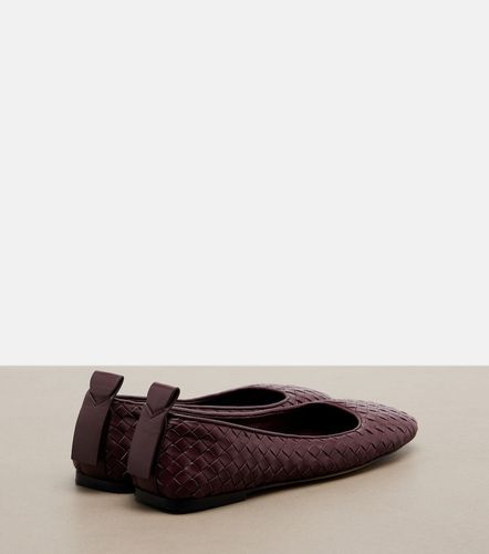 Charlotte Intrecciato leather ballet flats - Bottega Veneta - Modalova