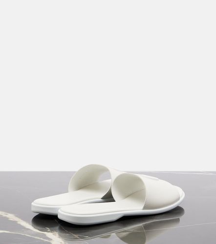 Gucci Double G leather slides - Gucci - Modalova