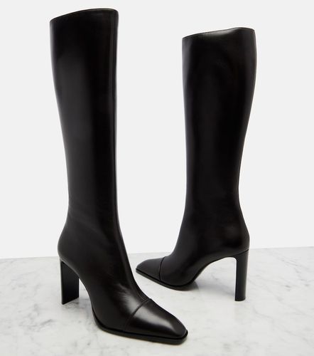 Venetia leather knee-high boots - Saint Laurent - Modalova