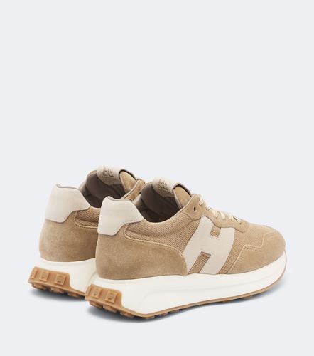 Sneakers H641 aus Veloursleder mit Leder - Hogan - Modalova