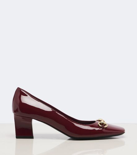Salones Signora de charol con Horsebit - Gucci - Modalova