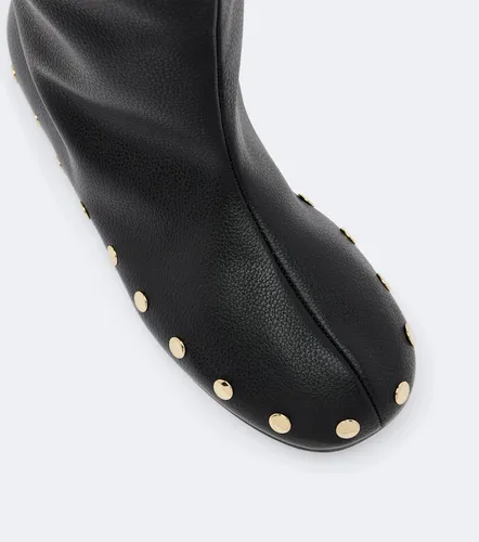 Ganni Jenny studded knee-high boots - Ganni - Modalova