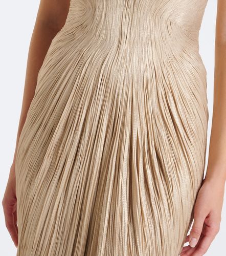 Vestido bustier plisado Jasleen de seda - Maria Lucia Hohan - Modalova