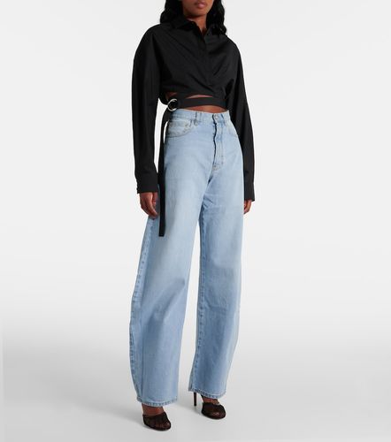 Alaïa Camisa cropped de popelín de algodón - Alaia - Modalova