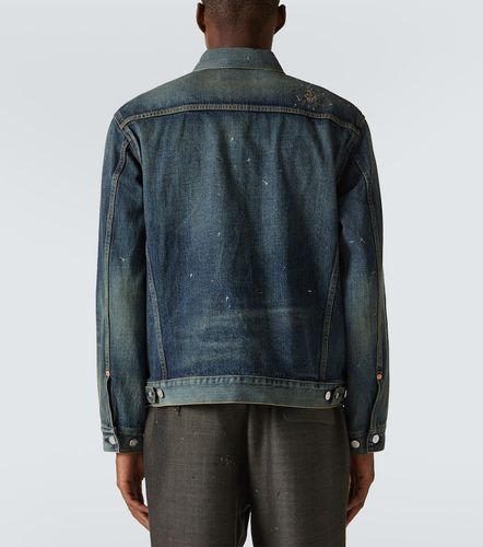 Embroidered faded denim jacket - Undercover - Modalova