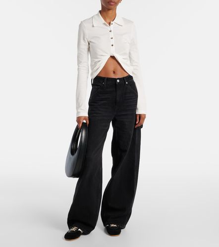 Courrèges Camisa cropped de algodón - Courreges - Modalova