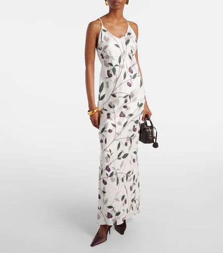 Vestido largo de seda estampado - Stella McCartney - Modalova