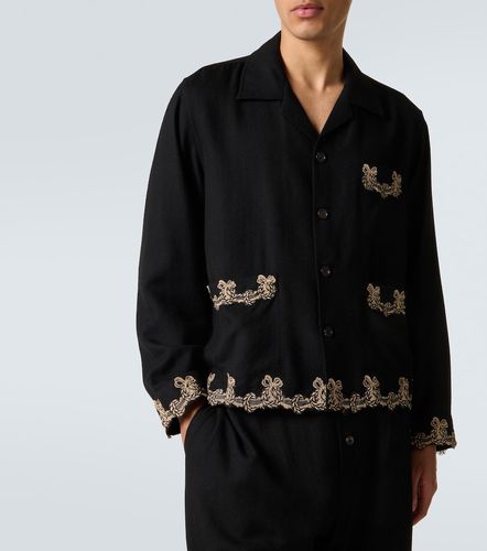 Camicia Laurelist in flanella di lana - Bode - Modalova