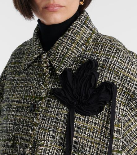 Erdem Floral-applique tweed jacket - Erdem - Modalova