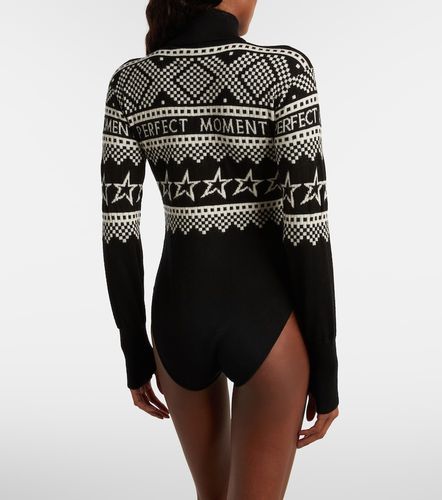Holiday intarsia wool bodysuit - Perfect Moment - Modalova