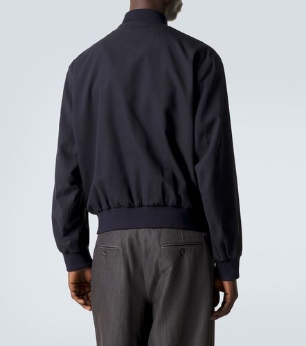 Cotton-blend bomber jacket - Giorgio Armani - Modalova
