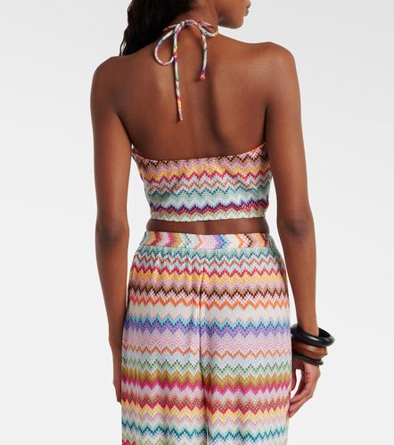 Missoni Crop top de lamé en zigzag - Missoni - Modalova