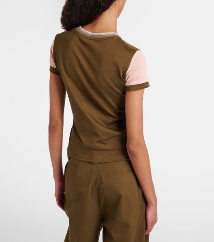 Camiseta de jersey en mezcla de algodón - Loewe - Modalova