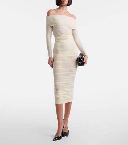Draped semi-sheer off-shoulder top - Wolford - Modalova