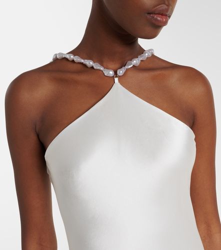 Robe Cadence aus Satin mit Zierperlen - Staud - Modalova