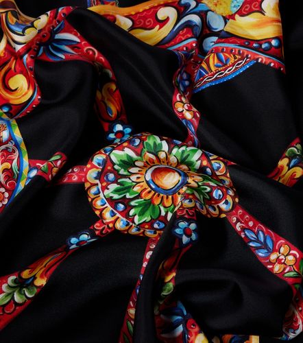Sciarpa Carretto in twill di seta - Dolce&Gabbana - Modalova