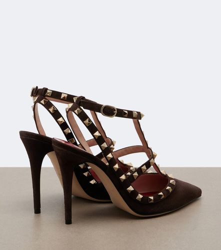 Pumps Rockstud in suede - Valentino Garavani - Modalova