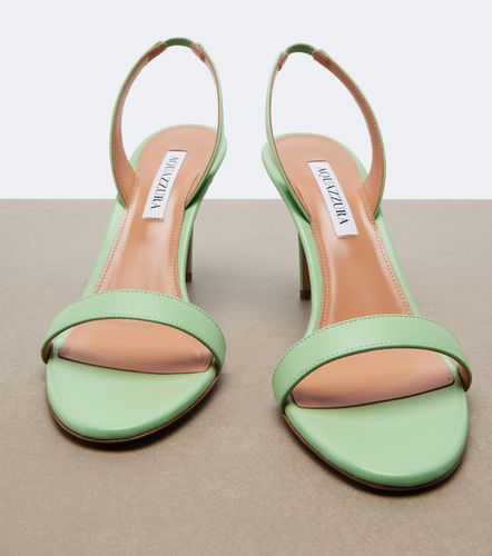 So Nude leather slingback sandals - Aquazzura - Modalova