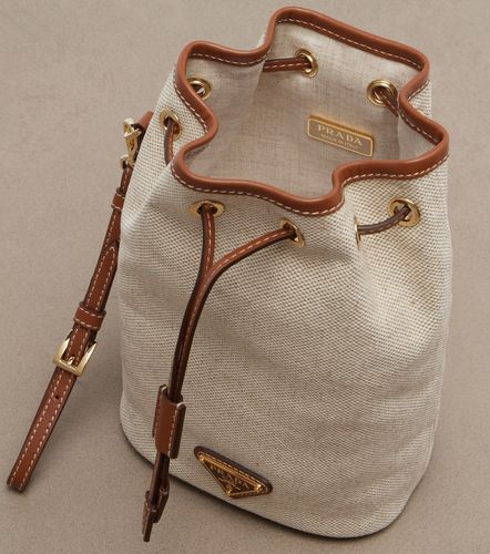 Small Etui aus Canvas und Leder - Prada - Modalova