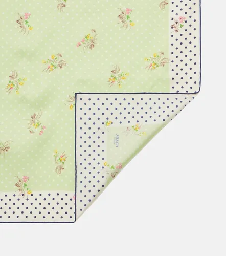 Pañuelo de sarga de seda estampada - Prada - Modalova