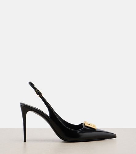 Lollo DG patent leather slingback pumps - Dolce&Gabbana - Modalova