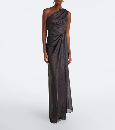 Gathered one-shoulder lame gown - Dolce&Gabbana - Modalova