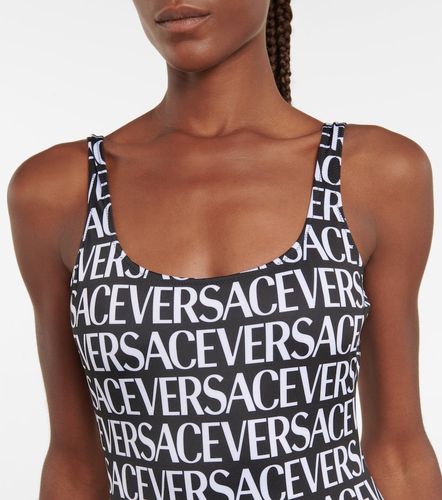 Versace Logo swimsuit - Versace - Modalova