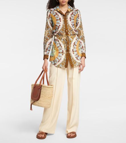 Top de algodón con cinturón - Tory Burch - Modalova