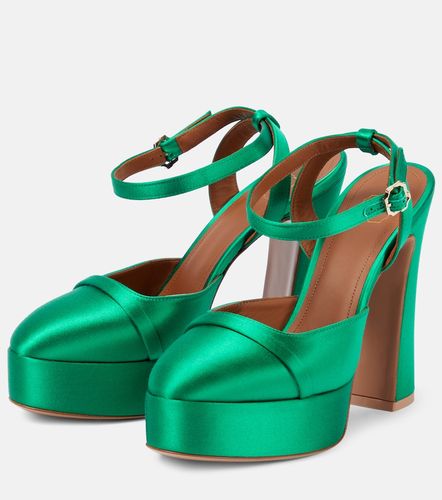 Salones Mora de satén con plataforma - Malone Souliers - Modalova