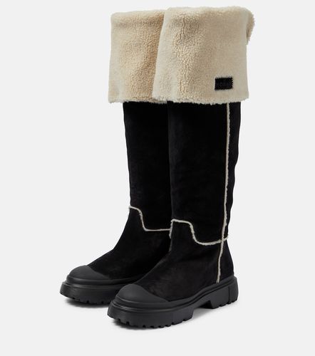 Hogan H619 suede knee-high boots - Hogan - Modalova