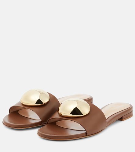 Mules Sphera de piel adornadas - Gianvito Rossi - Modalova