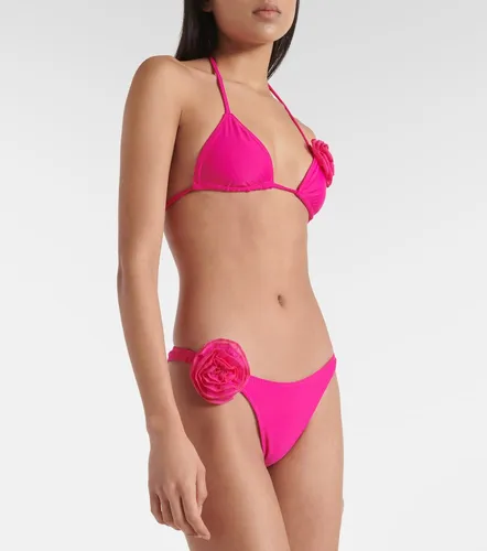 Top bikini con applicazione floreale - Same - Modalova