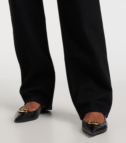 Jeans rectos de tiro alto - Valentino Garavani - Modalova