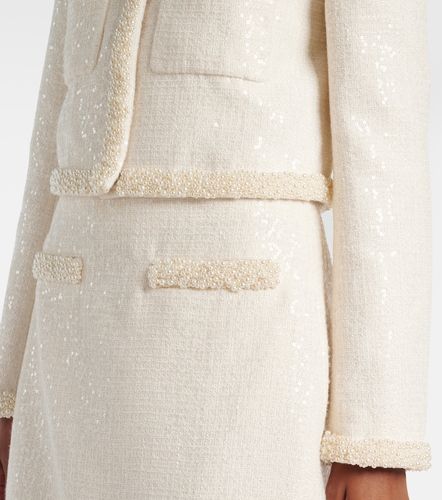 Embellished sequined boucle jacket - Self-Portrait - Modalova