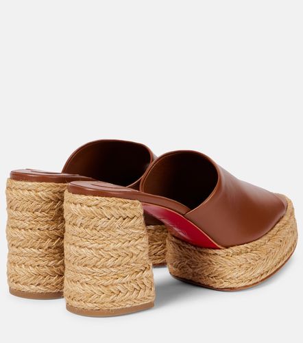 Calakala 85 leather platform mules - Christian Louboutin - Modalova