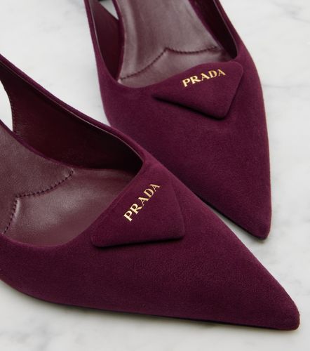 Prada 75 suede slingback pumps - Prada - Modalova