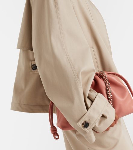 Giacca in cotone e seta con pelle - Loewe - Modalova