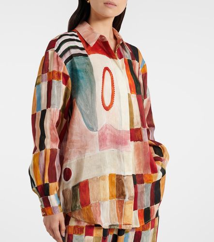 Alémais x LRNCE - Camicia Marjorelle in lino e seta con stampa - Alemais - Modalova