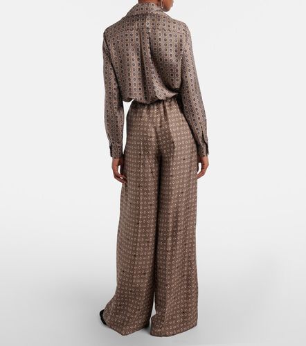 Pantalones anchos Vischio de satén de seda - Max Mara - Modalova
